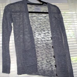 Abercrombie Kids Lightly Knit Gray Sweater